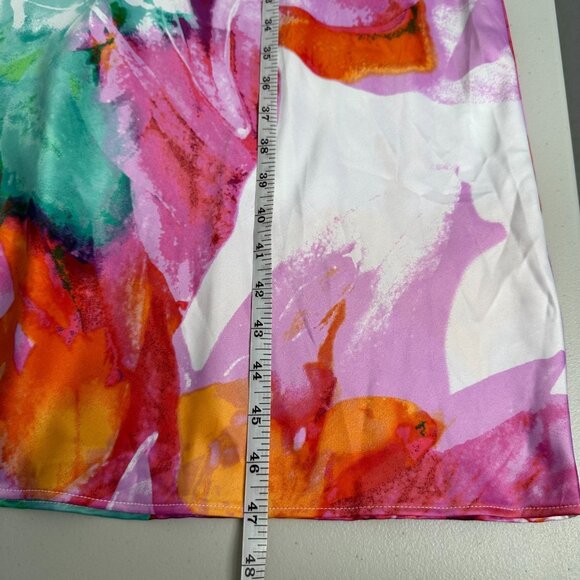 Natori Private Luxuries Nightgown Size L Chemise Floral Satin - Picture 7 of 9